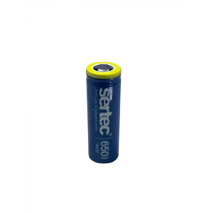 Sertec 3.7v Li-ion 14430 - 650 Mah 1c Şarjlı Pil