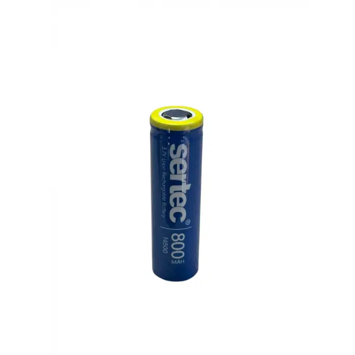 Sertec 3.7v Li-ion 14500 Aa - 800 Mah 3c Şarjlı Pil