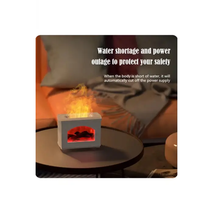 Şömine Hava Nemlendirici Aromatik Oda Kokusu 270 Ml Difüzörü Buhar Makinası