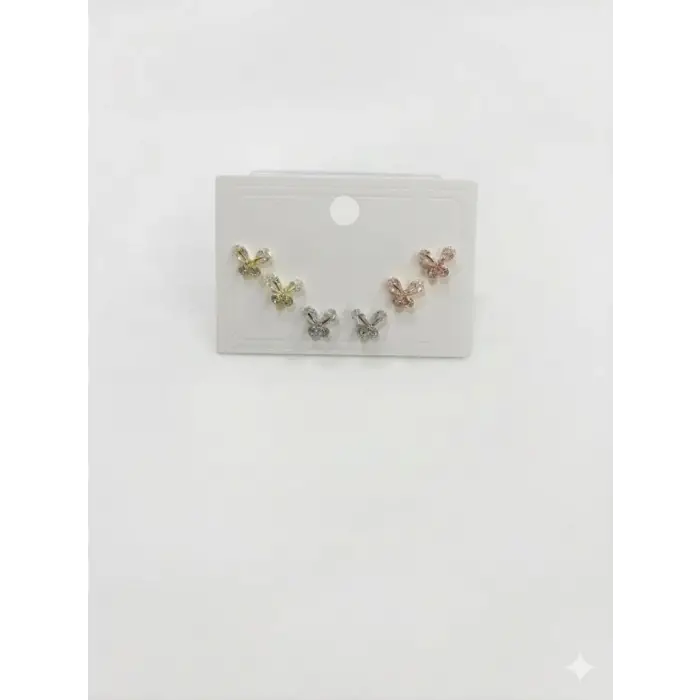 Tatlı Kelebek Modeli Altılı Küpe