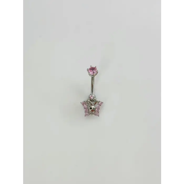 Tavşan Detaylı Göbek Piercing - Pg0171