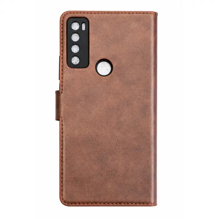 Tcl 20 Se Trend S Plus Kapaklı Kılıf - Taba