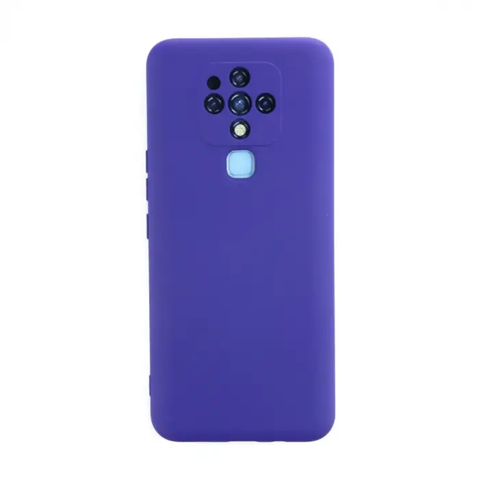 Tecno Camon 16 Kılıf Nano İçi Kadife Silikon - Mor