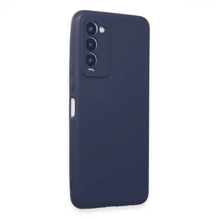 Tecno Camon 18 Kılıf First Silikon - Lacivert