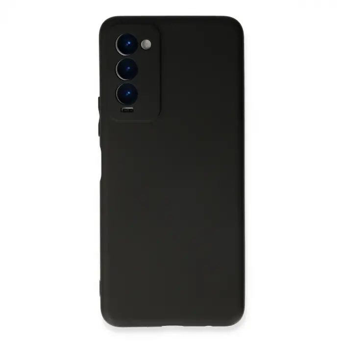 Tecno Camon 18 Kılıf First Silikon - Siyah