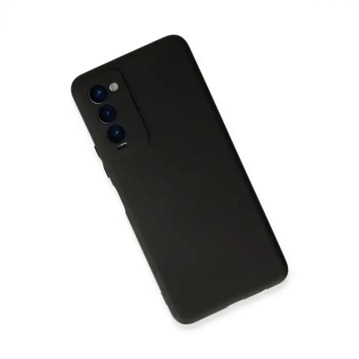 Tecno Camon 18 Kılıf First Silikon - Siyah