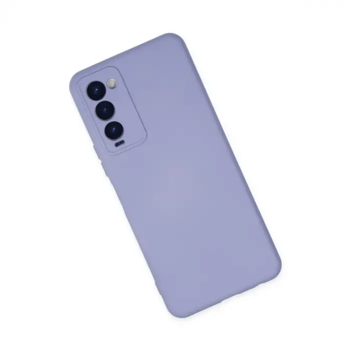 Tecno Camon 18 Kılıf Nano İçi Kadife Silikon - Lila