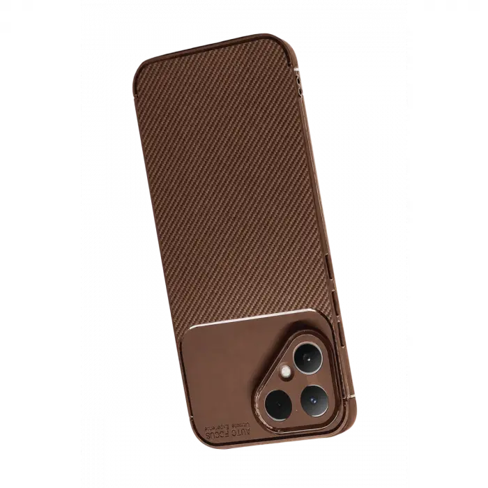 Tecno Pova Curve 2 5g Auto Focus Karbon Kapak - Kahverengi