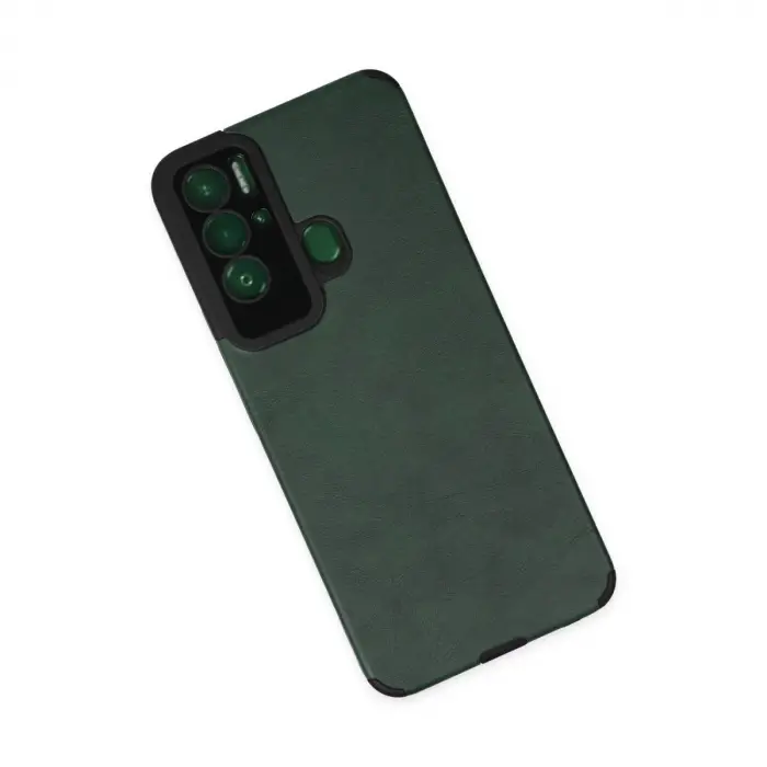 Tecno Pova Neo Kılıf Loop Deri Silikon - Yeşil