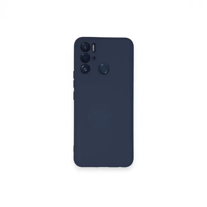 Tecno Pova Neo Kılıf Nano İçi Kadife Silikon - Lacivert