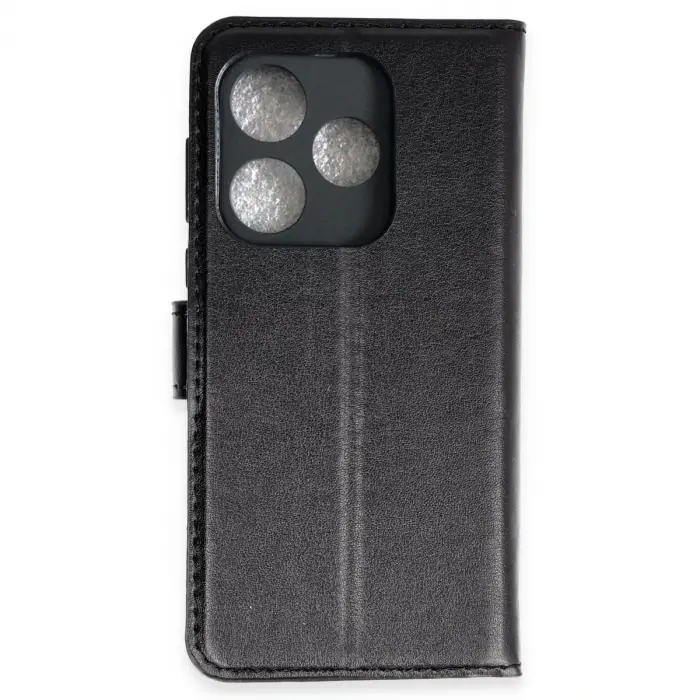 Tecno Spark 10c Trend S Plus Kapaklı Kılıf - Siyah