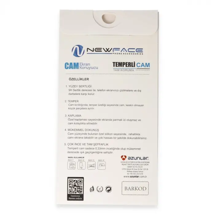 Tecno Spark 20 3d Antistatik Cam Ekran Koruyucu