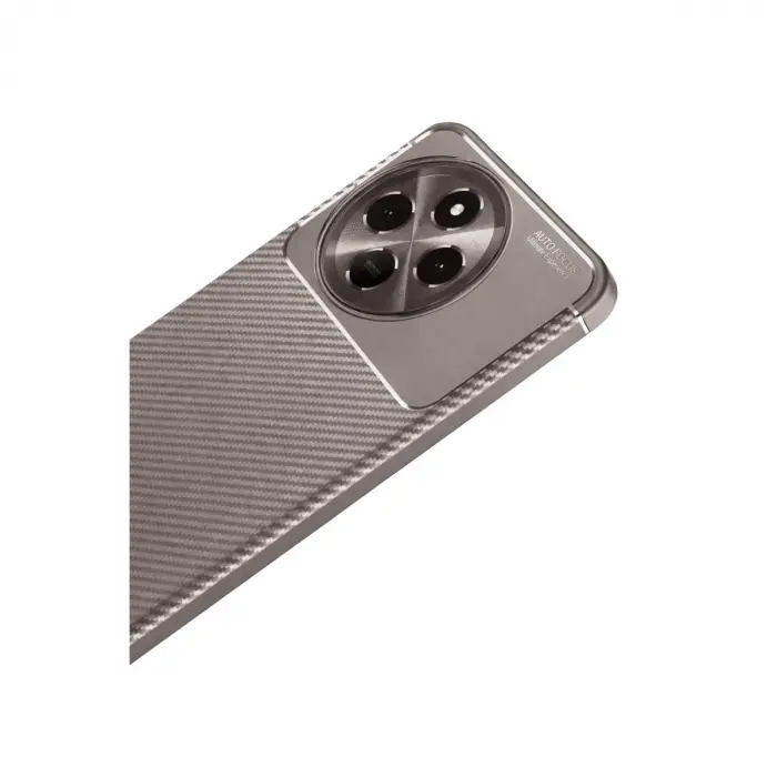 Tecno Spark 30 Pro Kılıf Auto Focus Karbon Kapak - Gri