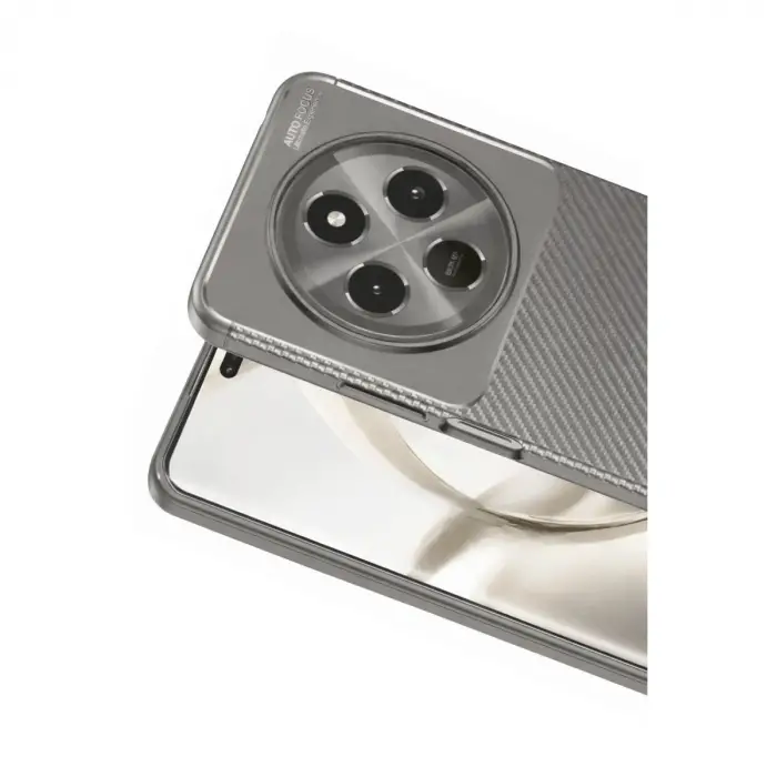 Tecno Spark 30c Kılıf Auto Focus Karbon Kapak - Gri