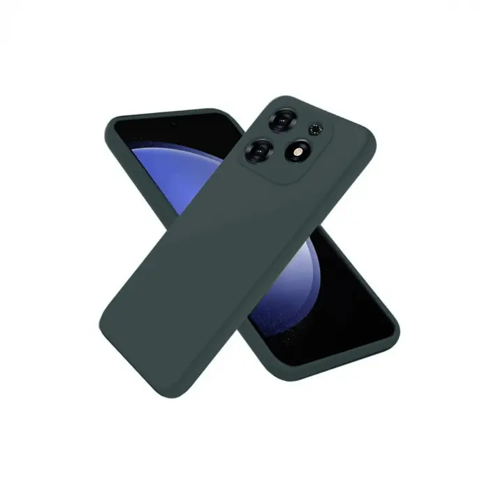 Tecno Spark Go 2024 Kılıf First Silikon - Koyu Yeşil