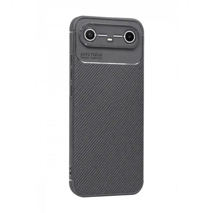 Tecno Spark Slim 5g Auto Focus Karbon Kapak - Gri
