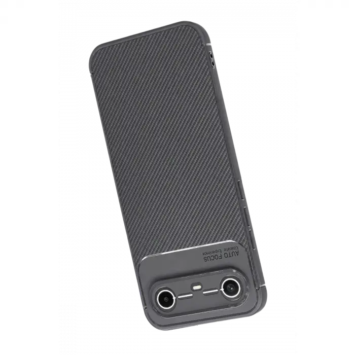 Tecno Spark Slim 5g Auto Focus Karbon Kapak - Gri
