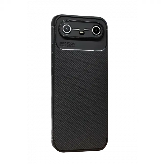 Tecno Spark Slim 5g Auto Focus Karbon Kapak - Siyah