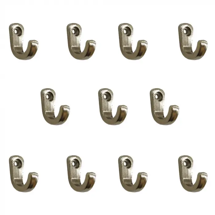 Tekli Bijuteri, Dekor Askısı - Nikel, 100 Adet, 10x18x22 Mm