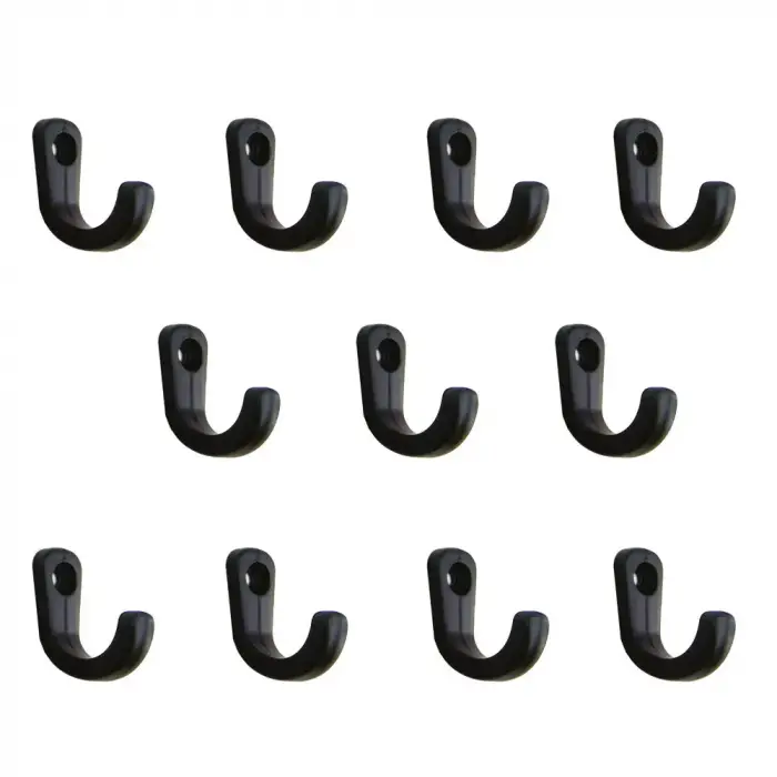 Tekli Bijuteri, Dekor Askısı - Siyah, 100 Adet, 10x18x22 Mm