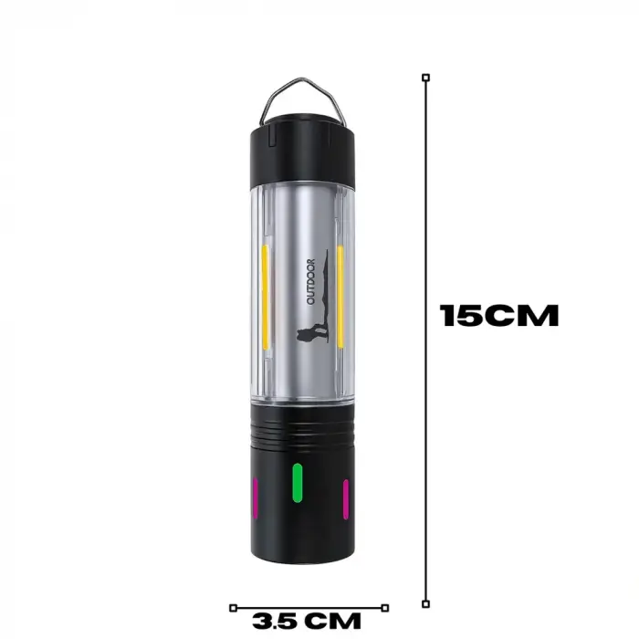 Tg Led Şarjlı Kamp Lambası Ortam Odak Aydınlatma Wt-736