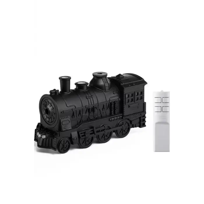 Tren Şeklinde Buharlı Oda Hava Nemlendirici Işık Buhar Makinesi Kumandalı