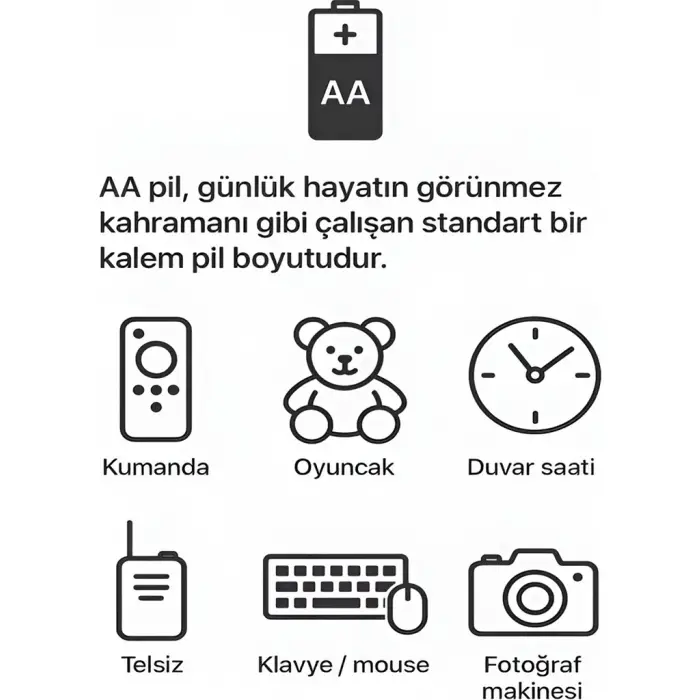 Type-c Şarjlı 2800mwh 1.5v Şarj Edilebilir 2’li Aa5 Kalın Pil - Lityum Iyon Batarya