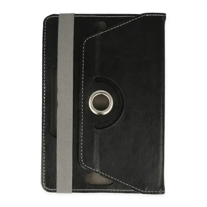 Universal 7 Kılıf 360 Tablet Deri Kılıf - Siyah