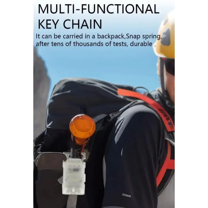 V15 Edc El Feneri 1200lm Anahtarlık Işık Tip-c Şarj Edilebilir Taşınabilir Mini Torch Mıknatıs Klips Ile Kamp Cep Fener