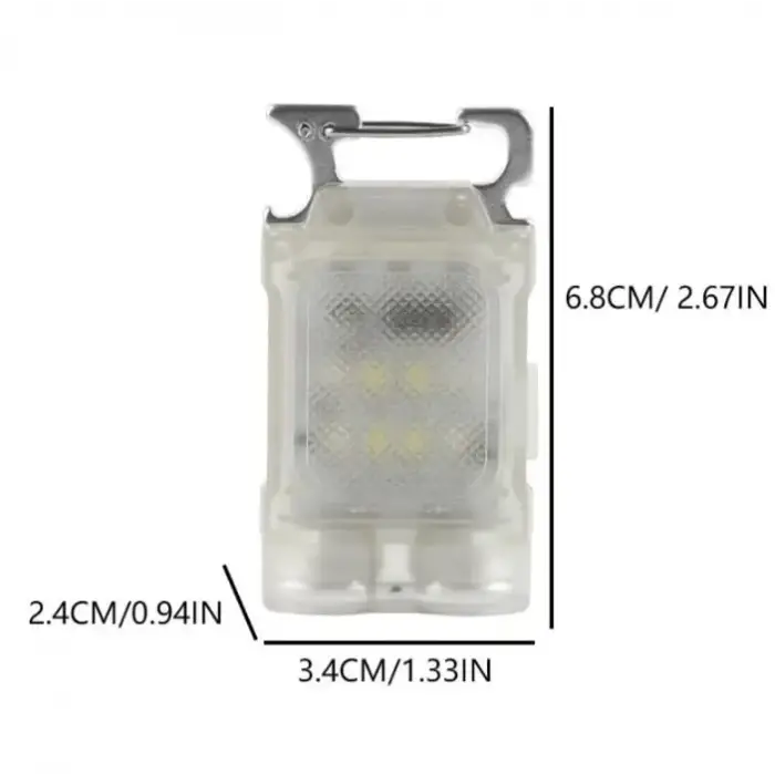 V15 Edc El Feneri 1200lm Anahtarlık Işık Tip-c Şarj Edilebilir Taşınabilir Mini Torch Mıknatıs Klips Ile Kamp Cep Fener