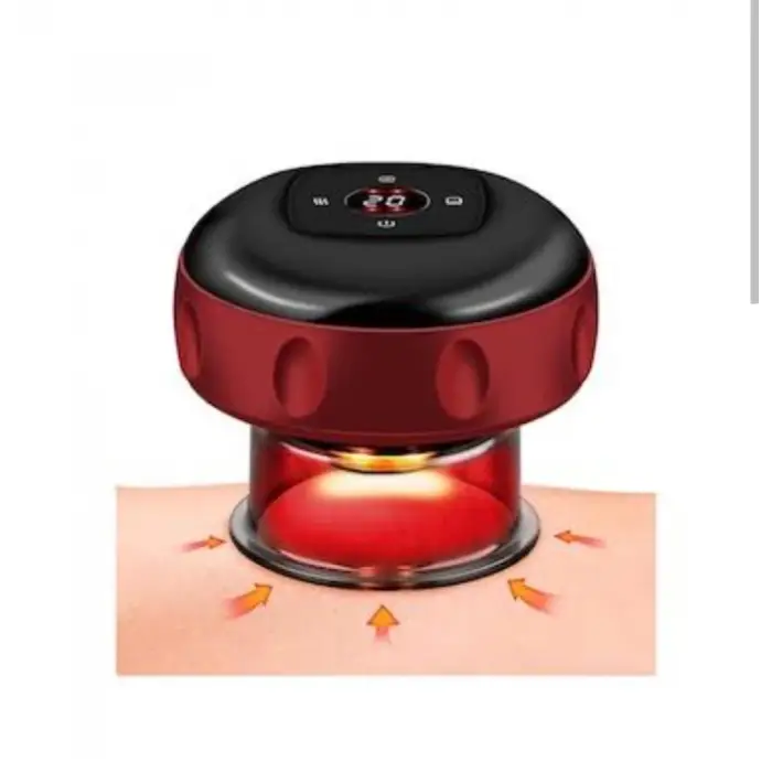 Vakumlu Hacamat Kupası, Şarjlı Kupa Çekme Hacamat Led Işıklı Masaj Ve Selülit Kupası