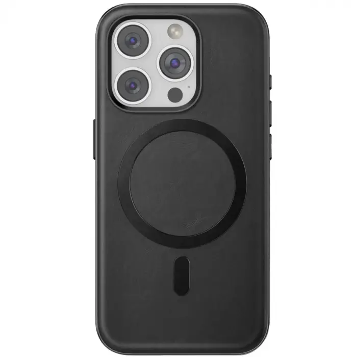 Venco Apple İphone 15 Pro Puskas Magsafe Kapak - Siyah