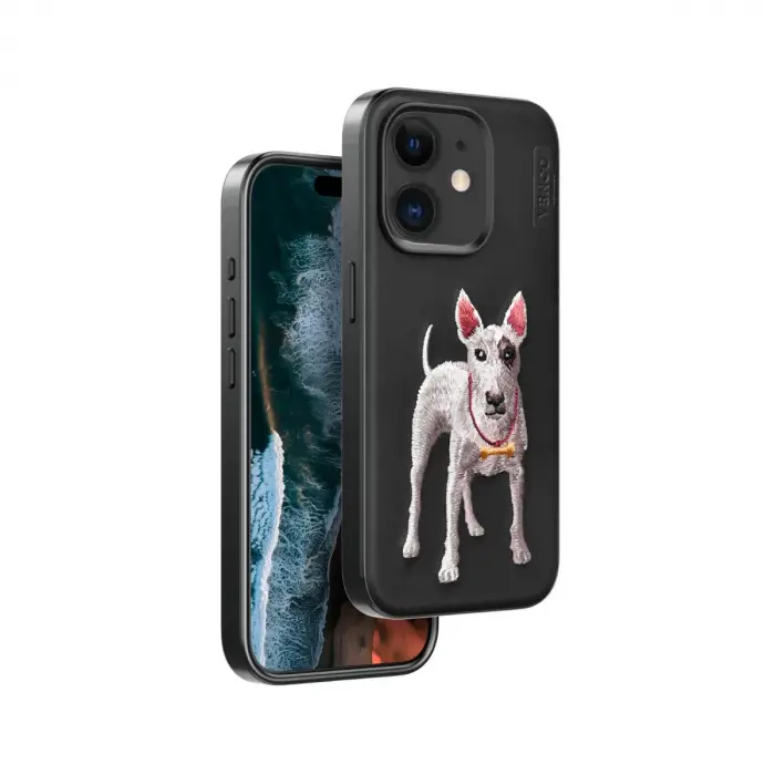 Venco İphone 11 Perma Desenli Kapak - Siyah