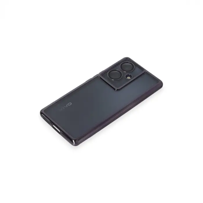 Vivo V29 Lite Kılıf Razer Lensli Silikon - Mor