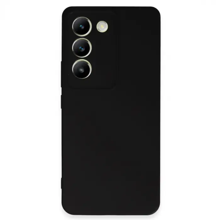 Vivo V30 Lite 4g Kılıf First Silikon - Siyah