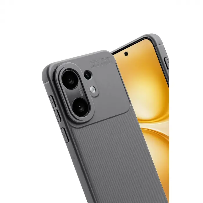 Vivo X200 Fe Auto Focus Karbon Kapak -gri