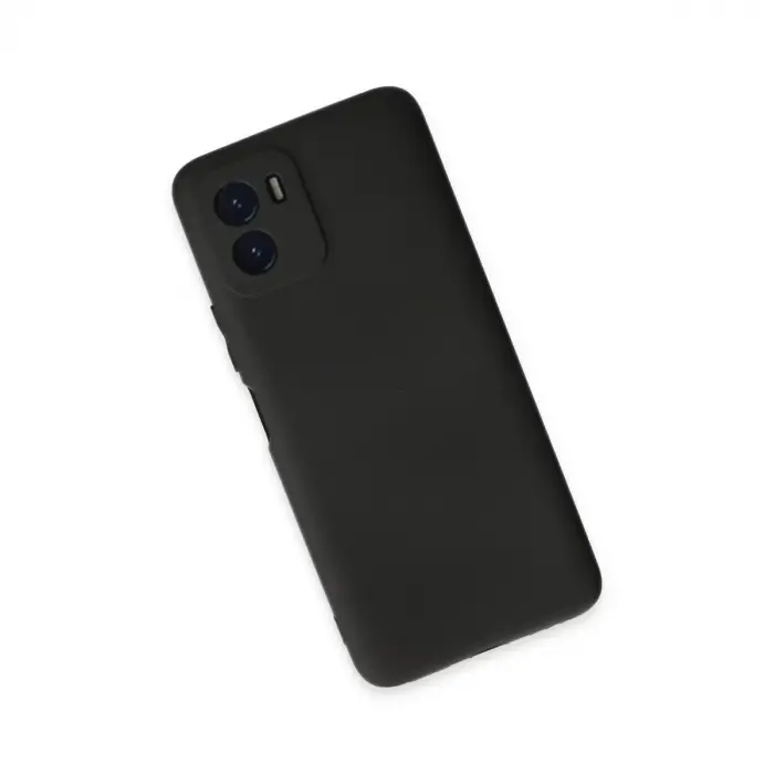 Vivo Y15s Kılıf First Silikon - Siyah