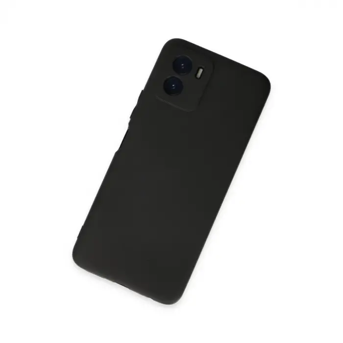 Vivo Y15s Kılıf First Silikon - Siyah
