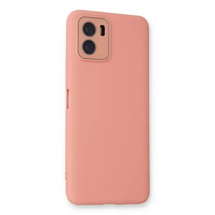 Vivo Y15s Kılıf Lansman Glass Kapak - Pembe