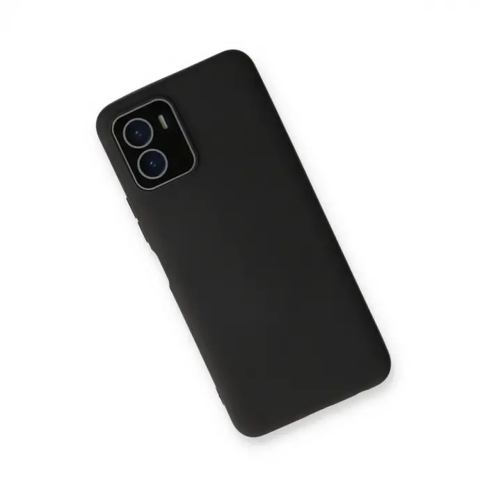Vivo Y15s Kılıf Lansman Glass Kapak - Siyah