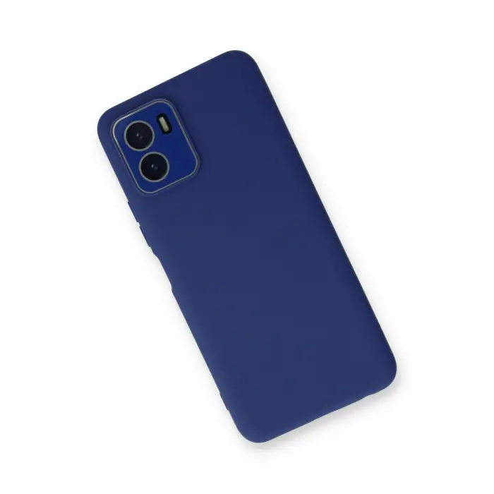 Vivo Y15s Kılıf Lansman Glass Kapak - Sky Blue