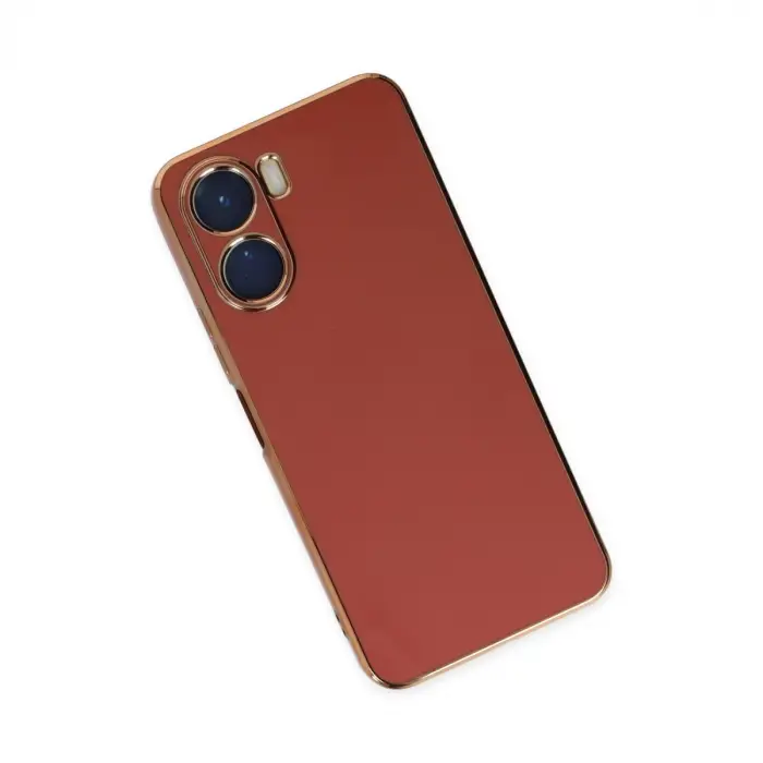 Vivo Y16 Kılıf Volet Silikon - Kırmızı