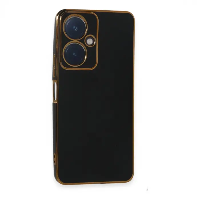 Vivo Y27 Kılıf Volet Silikon - Siyah
