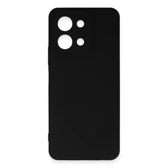 Vivo Y28 Kılıf First Silikon - Siyah