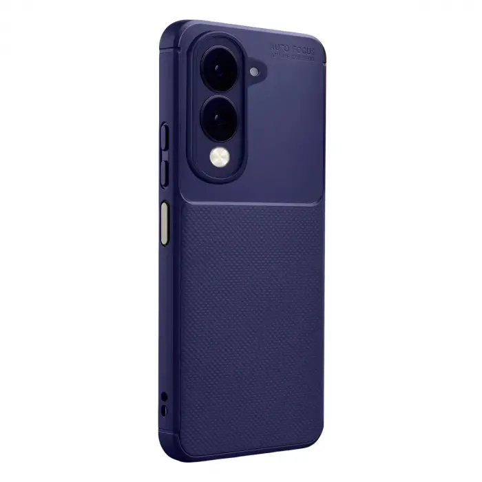 Vivo Y29s Auto Focus Karbon Kapak - Lacivert