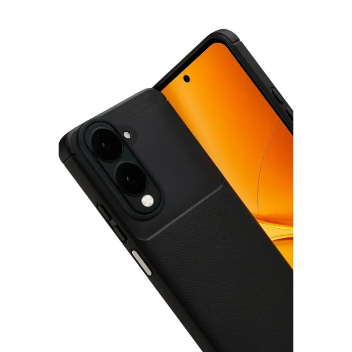 Vivo Y29s Auto Focus Karbon Kapak - Siyah