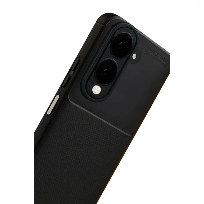 Vivo Y29s Auto Focus Karbon Kapak - Siyah