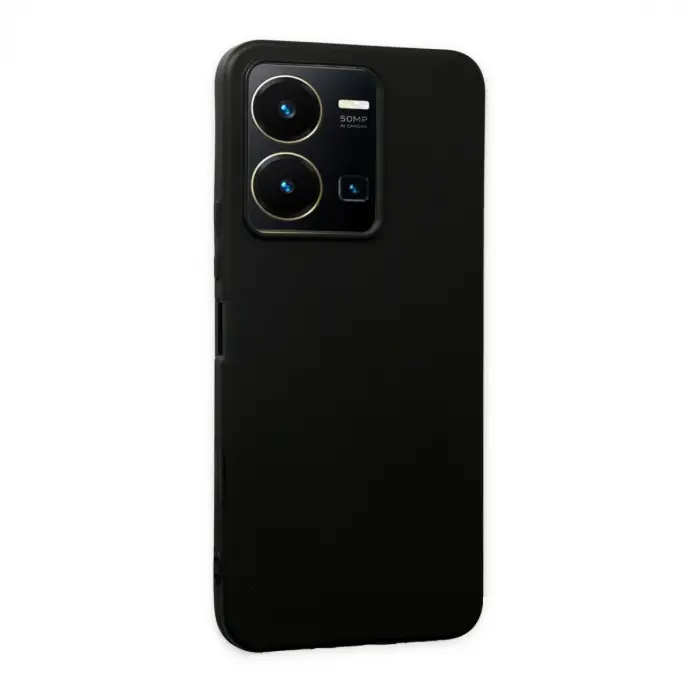 Vivo Y35 Kılıf First Silikon - Siyah