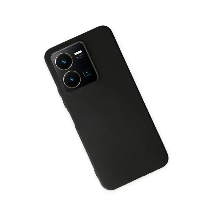 Vivo Y35 Kılıf First Silikon - Siyah