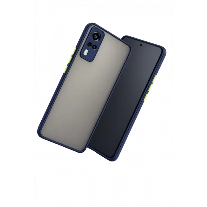 Vivo Y53s Kılıf Montreal Silikon Kapak - Lacivert